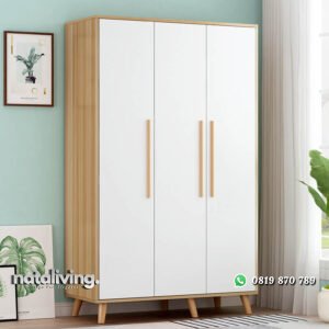Lemari Pakaian Retro Terbaru Model Minimalis nataliving furniture