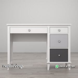 Meja Belajar Anak Putih ID 48 nataliving furniture