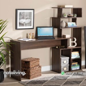 Meja Belajar Kayu Jati Minimalis Model Terbaru nataliving furniture