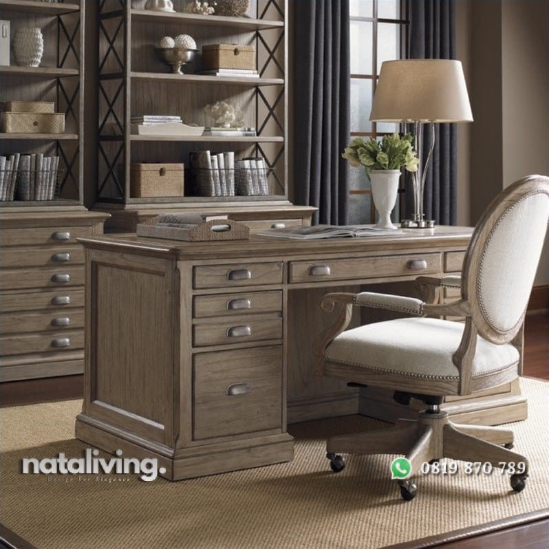 Meja Kantor Klasik Direktur Mewah nataliving furniture 1 Meja Kantor Klasik Direktur Mewah nataliving furniture 1