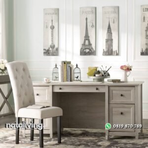 Meja Kerja Minimalis Modern Mindi nataliving furniture