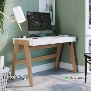 Meja Kerja Minimalis Modern Terbaru Dari Kayu nataliving furniture