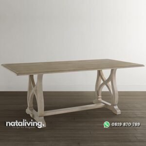 Meja Makan Klasik Kayu JH-ID 31 nataliving furniture