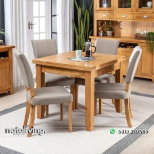Meja Makan Minimalis 4 Kursi Jok nataliving furniture