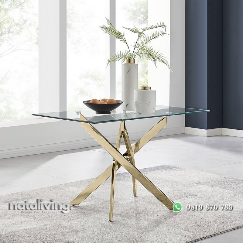 Meja Makan Stainless Minimalis Leo Model Terbaru nataliving furniture 1 Meja Makan Stainless Minimalis Leo Model Terbaru nataliving furniture 1