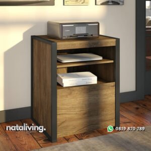 Meja Printer Kayu Jati Gaya Minimalis nataliving furniture