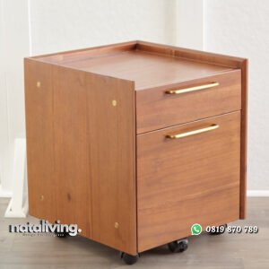 Meja Printer Minimalis Dari Kayu Jati nataliving furniture