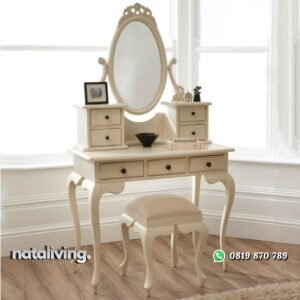 Meja Rias Kartini Rococo Putih nataliving furniture