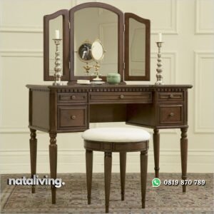 Meja Rias Kayu Klasik Jepara nataliving furniture