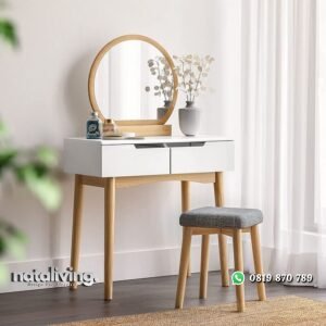Meja Rias Mini Model Minimalis Retro Dari Kayu nataliving furniture