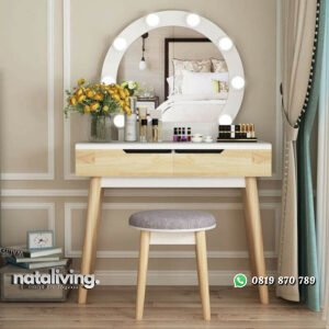 Meja Rias Retro Modern Model Minimalis nataliving furniture