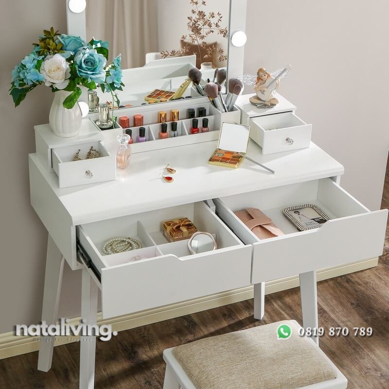 Meja Rias Warna Putih Model Minimalis Terbaru nataliving furniture 2 Meja Rias Warna Putih Model Minimalis Terbaru nataliving furniture 2