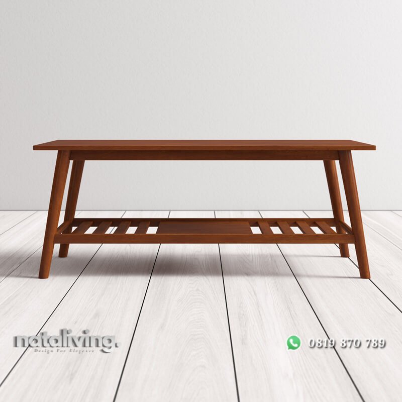 Meja Tamu Kayu Jati Model Minimalis In Walnut nataliving furniture 2 Meja Tamu Kayu Jati Model Minimalis In Walnut nataliving furniture 2