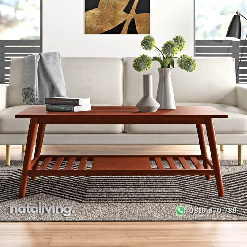 Meja Tamu Kayu Jati Model Minimalis In Walnut nataliving furniture 1 Meja Tamu Kayu Jati Model Minimalis In Walnut nataliving furniture 1
