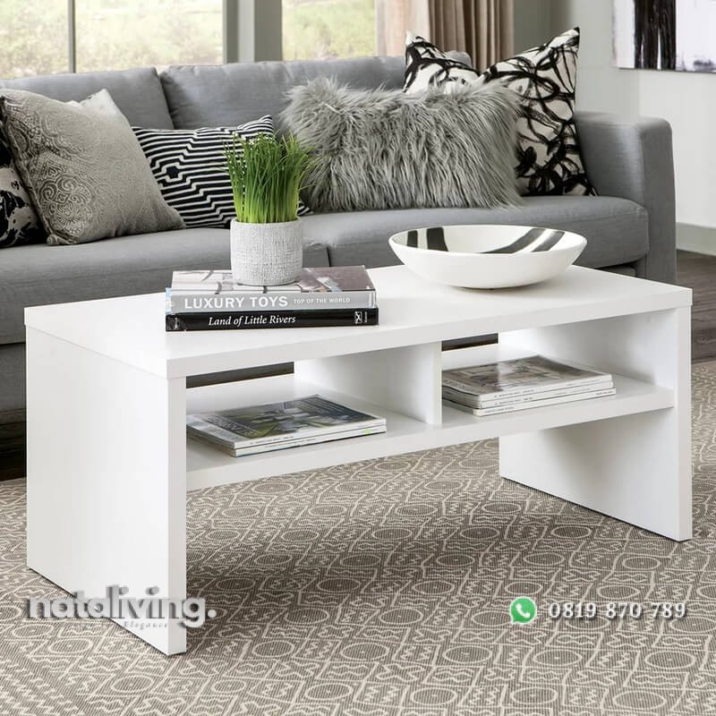 Meja Tamu Putih Floryn Model Minimalis Terbaru nataliving furniture 1 Meja Tamu Putih Floryn Model Minimalis Terbaru nataliving furniture 1