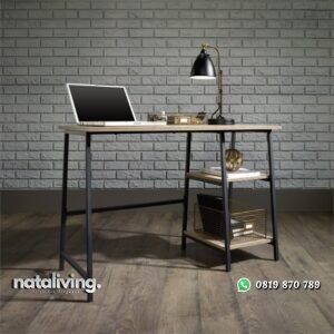 Meja Tulis Klasik Minimalis Kaki Besi nataliving furniture