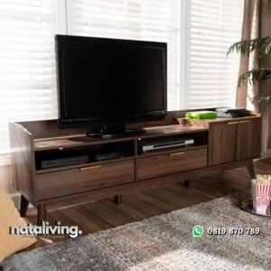 Meja TV Minimalis Terbaru Dari Kayu Jati nataliving furniture