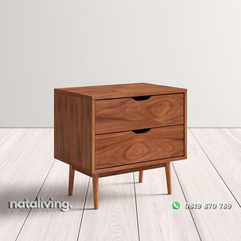 Nakas Jati Minimalis Lea Model 2 Laci Terbaru nataliving furniture 2 Nakas Jati Minimalis Lea Model 2 Laci Terbaru nataliving furniture 2