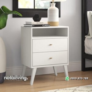 Nakas Minimalis Putih Model Terbaru Dari Kayu nataliving furniture