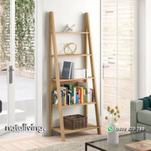 Rak Buku Minimalis Model Terbaru Dari Kayu Jati nataliving furniture