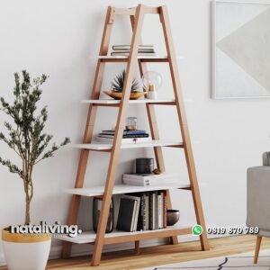 Rak Buku Minimalis Modern Model Terbaru 2022 nataliving furniture