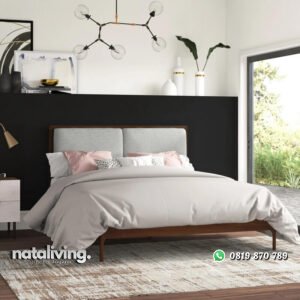 Ranjang Jati Jepara Bainville Minimalis Terbaru nataliving furniture