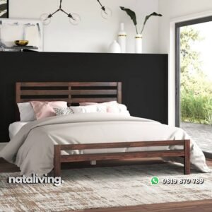 Ranjang Jati Minimalis Millican Model Terbaru nataliving furniture