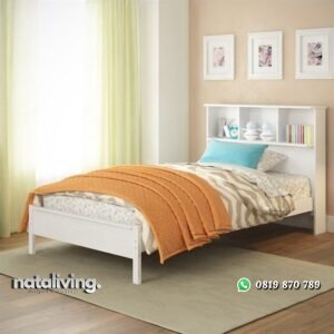 Ranjang Minimalis Kayu Simple Karci nataliving furniture