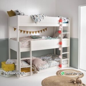 Ranjang Tingkat 3 Model Minimalis Terbaru nataliving furniture