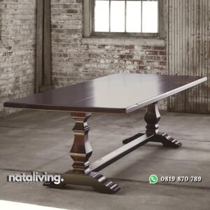 Meja Makan 6 Kursi Kayu JH-ID 028 nataliving furniture
