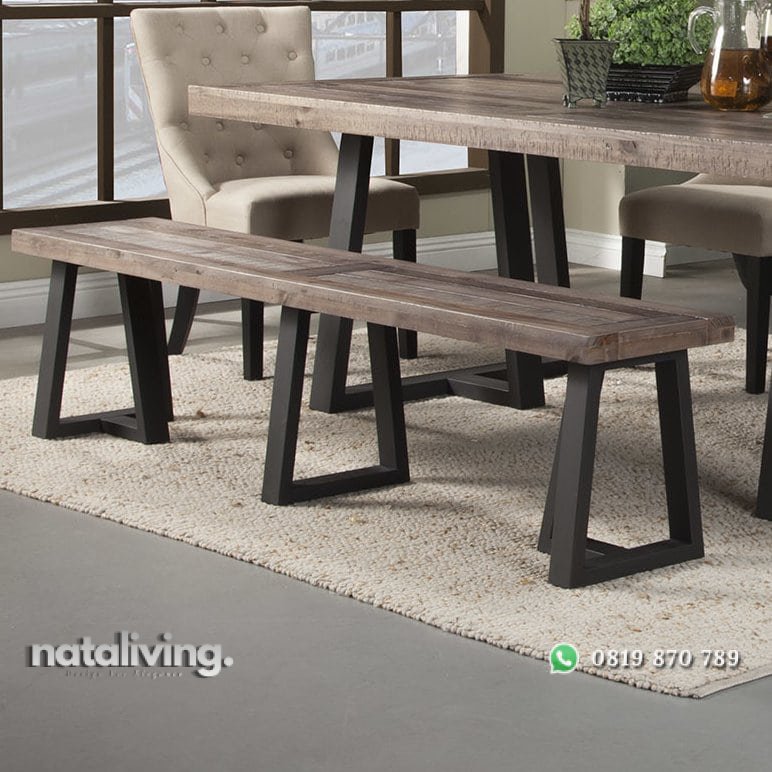Set Meja Makan Antik Kaki Besi Mewah nataliving furniture 2 Set Meja Makan Antik Kaki Besi Mewah nataliving furniture 2