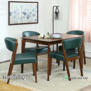 Set Meja Makan Minimalis 4 Kursi Model Terbaru nataliving furniture