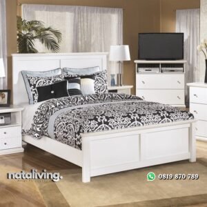 Tempat Tidur Minimalis “Putih” Carly nataliving furniture