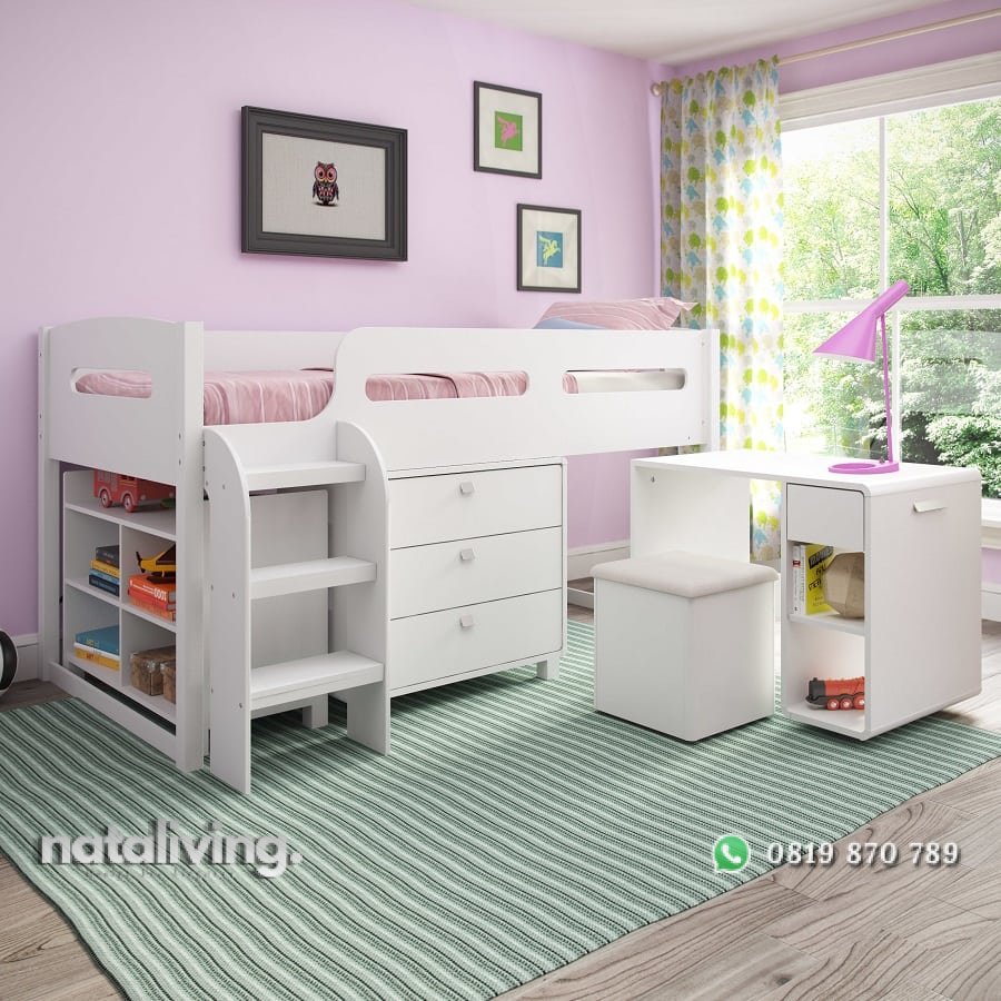 Set Tempat Tidur Tingkat Clarisa nataliving furniture 1 Set Tempat Tidur Tingkat Clarisa nataliving furniture 1