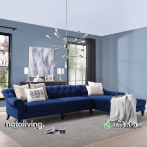 Sofa Sudut Modern Model Retro Minimalis Terbaru nataliving furniture