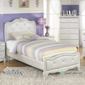 Tempat Tidur Anak Karakter Modern Barbie nataliving furniture
