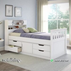 Tempat Tidur Anak Minimalis 6 Laci nataliving furniture