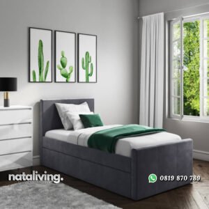Tempat Tidur Anak Sorong Jok Minimalis Terbaru 2021 nataliving furniture