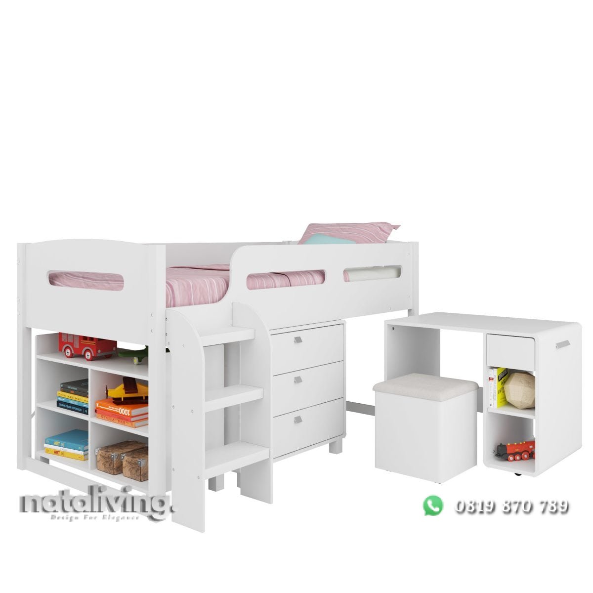 Set Tempat Tidur Tingkat Clarisa nataliving furniture 2 Set Tempat Tidur Tingkat Clarisa nataliving furniture 2