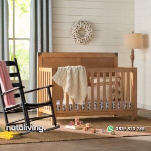 Tempat Tidur Bayi Yellow Minimalis nataliving furniture