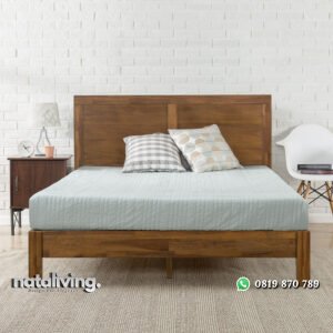 Tempat Tidur Jati Minimalis Terpopuler 2021 nataliving furniture