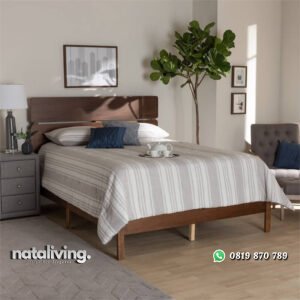 Tempat Tidur Jati Minimalis Model Retro Modern nataliving furniture