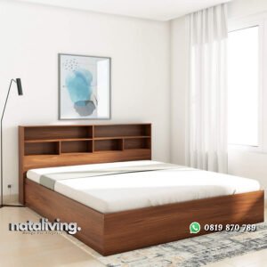 Tempat Tidur Kayu Jati Model Minimalis Modern nataliving furniture