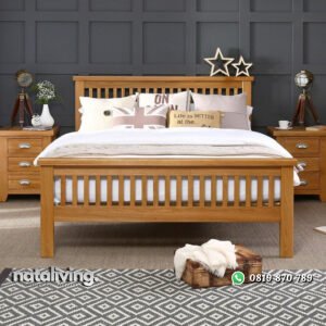 Tempat Tidur Kayu Minimalis Model Terbaru nataliving furniture