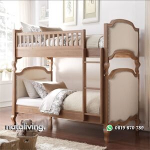 Tempat Tidur Tingkat Kayu Klasik nataliving furniture