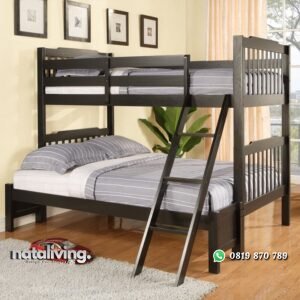 Tempat Tidur Tingkat Minimalis Jati nataliving furniture