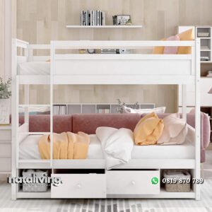 Tempat Tidur Tingkat Terbaru Model Minimalis nataliving furniture