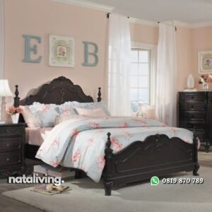Tempat Tidur Ukir Jepara Mewah Sojiro nataliving furniture